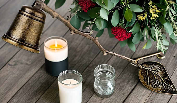 Vintage Leaf Candle Snuffer