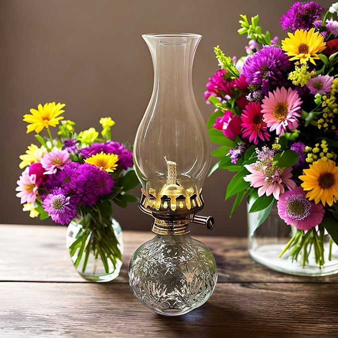 11 inch Vintage Style Oil Lamp