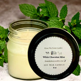 White Chocolate Mint - 8 ounce Candle