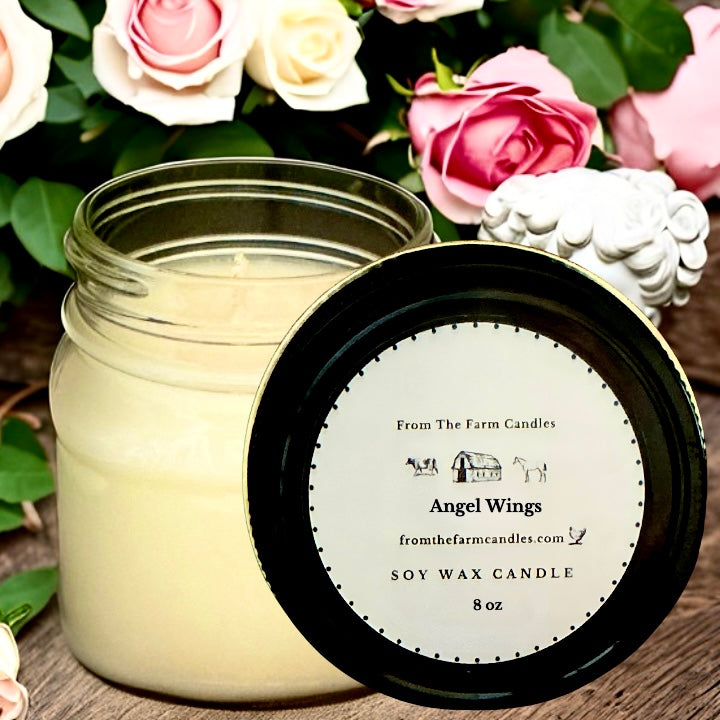 Angel Wings - 8 ounce Candle