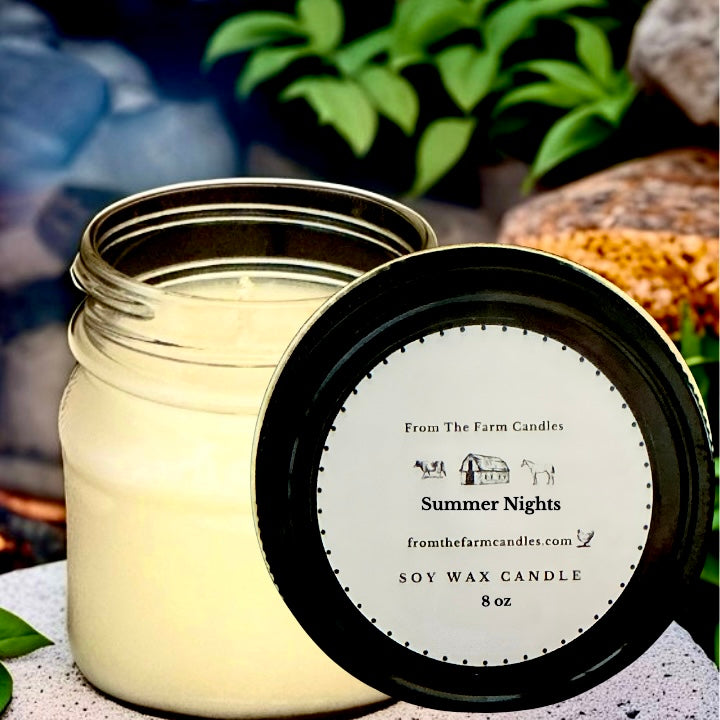 Summer Nights - 8 ounce candle