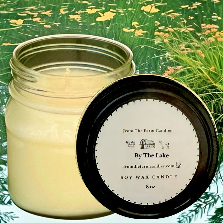 By The Lake - 8 ounce candle
