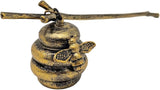 Vintage Bronze Beehive Candle Snuffer