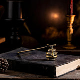 Vintage Bronze Beehive Candle Snuffer